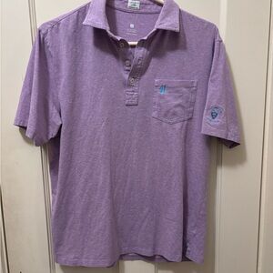 Men's Purple Polo Shirt Johnnie O